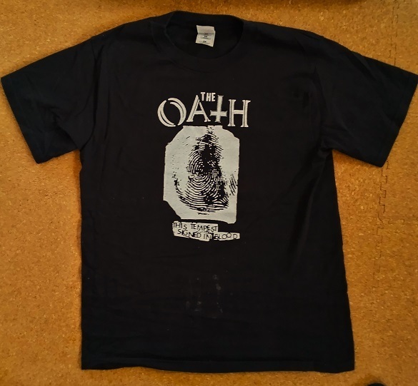 DAS OATH Tシャツ　ファストスラッシュ　ハードコア　CHARLES BRONSON　Devoid of faith　Mainstrike　Total fury Dim Mak Records　中古品