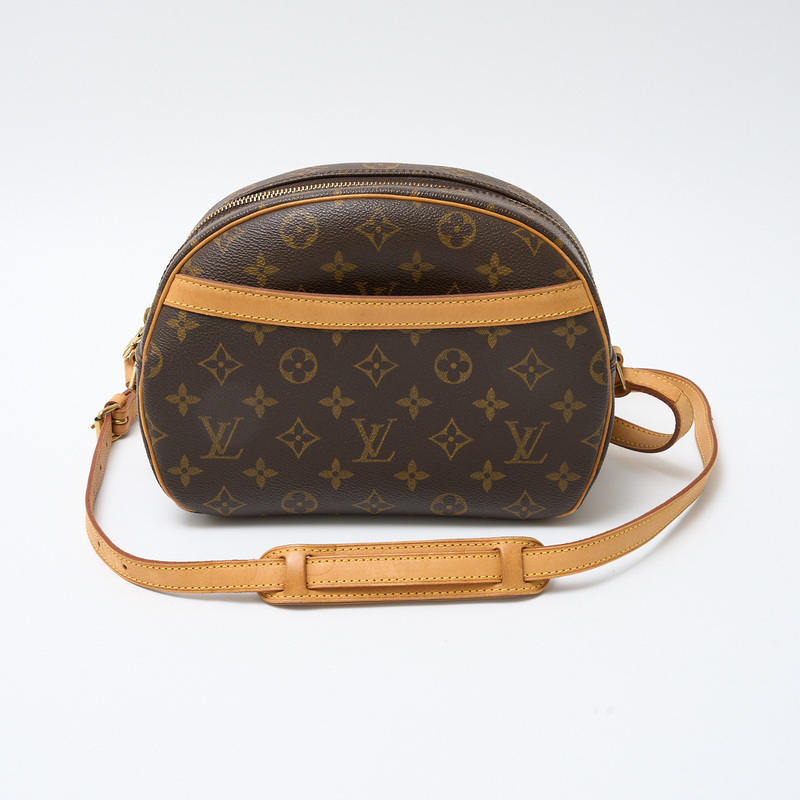 LOUIS VUITTON ルイヴィトン ブロワ M51221 クロスボディ ショルダーバッグ モノグラム・キャンバス×レザー ブラウン×ゴールド