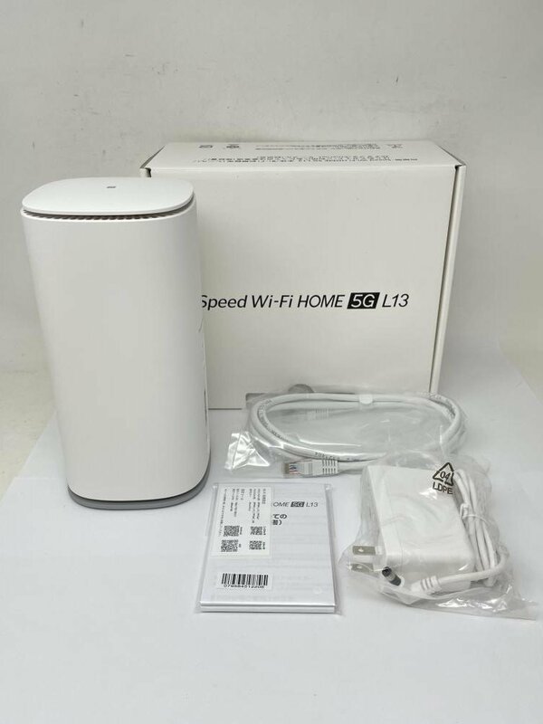 515【超美品・制限○　白ロム】 Speed Wi-Fi HOME 5G L13 ZTR02 ルーター au ホワイト