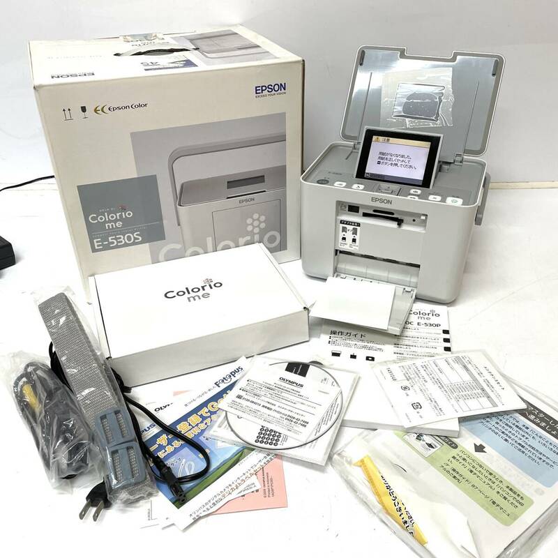 ★ EPSON エプソン コンパクトフォトプリンター　Coloriome カラリオミー　E-530S　　通電確認のみ