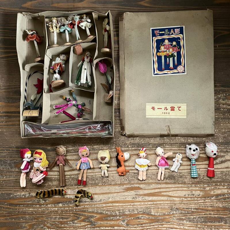 モール人形　モール当て　昭和　駄菓子屋　縁日　人形　玩具