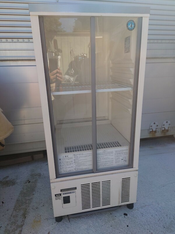 【FI3】 ホシザキ 小型冷蔵ショーケース 2016年製 幅485×奥行450×高さ1080（mm） SSB-48CTL2 中古 厨房機器 動作品
