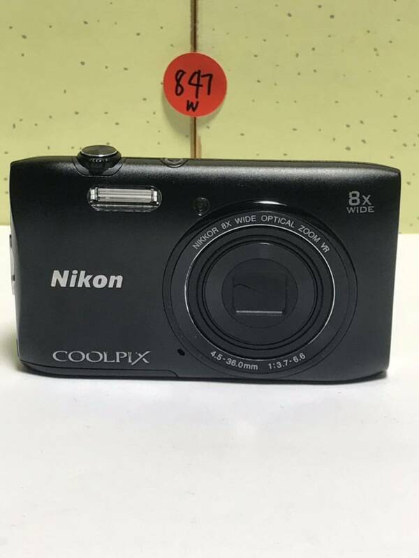 Nikon ニコン COOLPIX S3600 コンパクトデジタルカメラ 動作確認済み