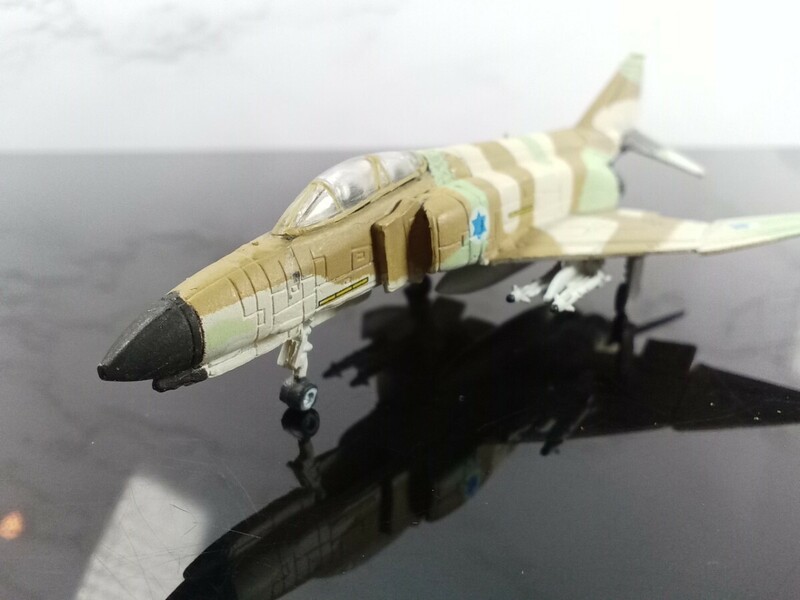 ワールドウイングスミュージアム2 16.イスラエル空軍 F-4E ファントムII 　TAKARA/海洋堂/2004/開封品/WORLD WINGS MUSEUM/着陸状態