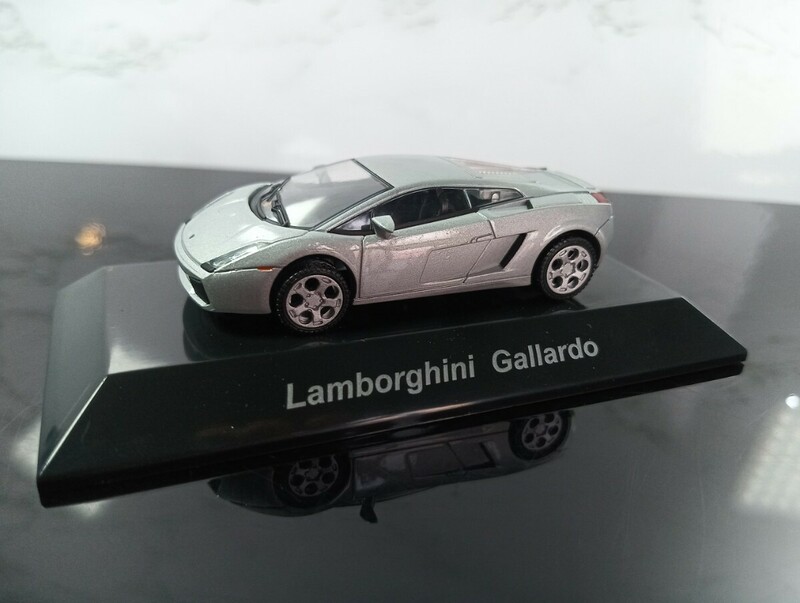 Lamborghini Gallardo シルバー S=1/64　スーパーカーコレクション2/箱なし/ランボルギーニPart.2A版/シーエムズコーポレーション