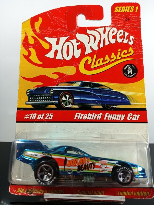 ホットウィールクラシックス Series1 ファイヤーバード ファニーカー #18of25　Hot Wheels/Firebird FunnyCar/未開封保管品/当時物