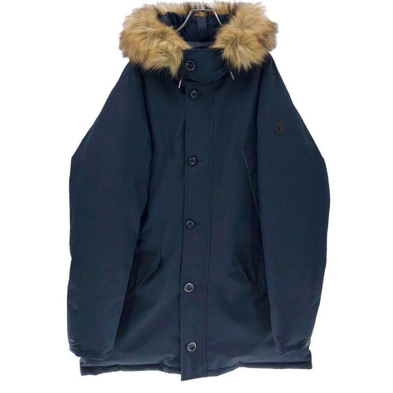 極美品 Polo Ralph Lauren ポロラルフローレン ダウンジャケット ダウンコート ファー取り外し可 ネイビー XLサイズ 大きいサイズ