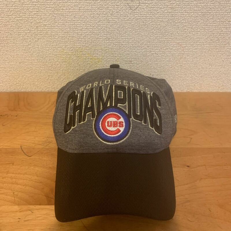 NEWERA ニューエラ MLB シカゴ カブス 2016年 ワールドシリーズ チャンピオン記念 CAP 帽子 黒 