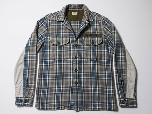 REPLAY　リプレイ　チェック　ワークシャツ　正規品　厚手　コットン　切り替え　シャツ　フラップポケット　Mサイズ