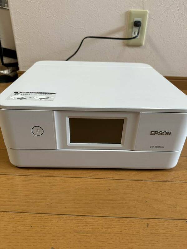 EPSON EP-881AW エプソン プリンター A4 インクジェット 複合機 カラリオ ホワイト2019年製 美品