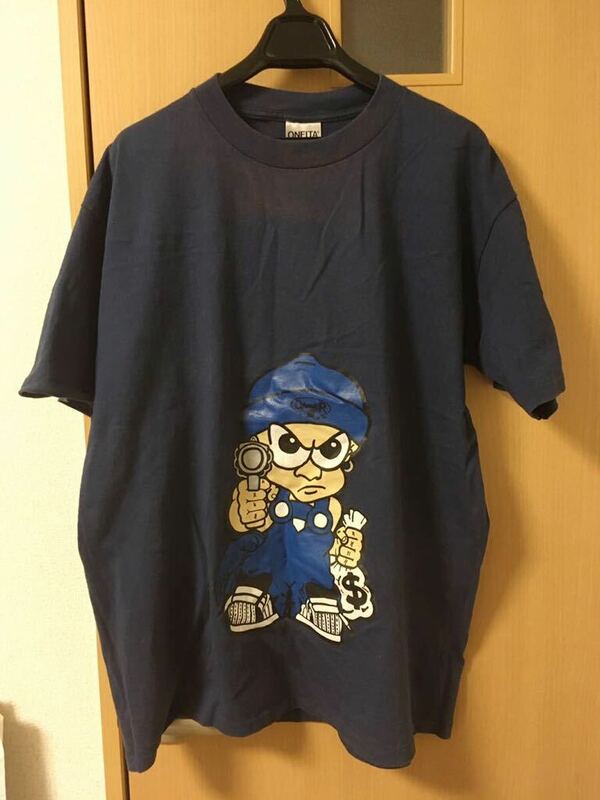 【レア】DANGER Tシャツ XL 93'スケーター USED