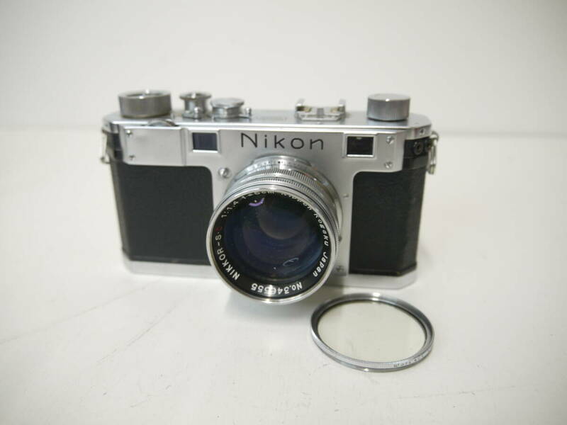 749 Nikon S型 6122061 NIPPON KOGAK JAPAN NIKKOR-S.C 1:1.4 f=５cm ニコン フィルムカメラ レンジファインダー 