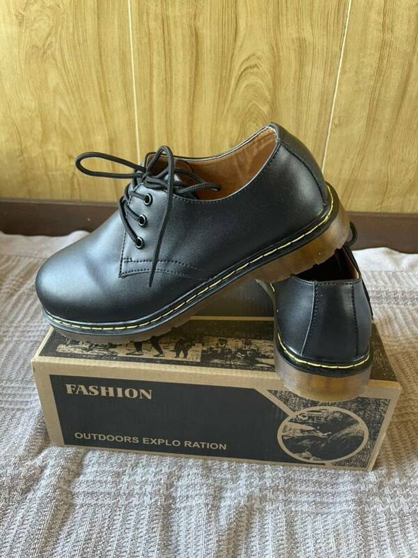 ★FASHION 革靴 黒 ブラック ビジネスシューズ USA製 