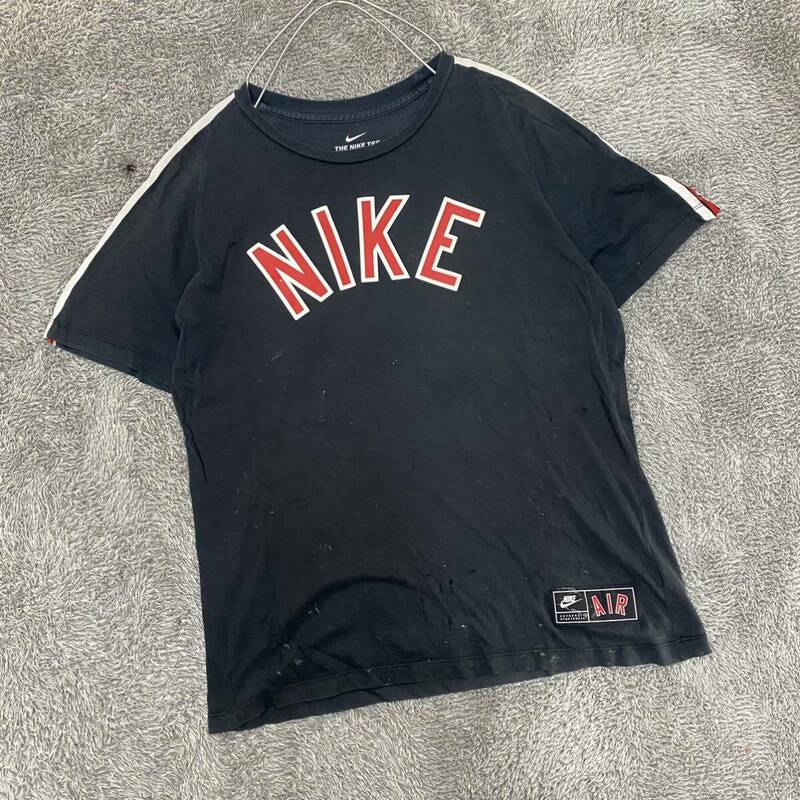 NIKE ナイキ Tシャツ 半袖カットソー サイズL ブラック 黒 メンズ トップス 最落なし （P19