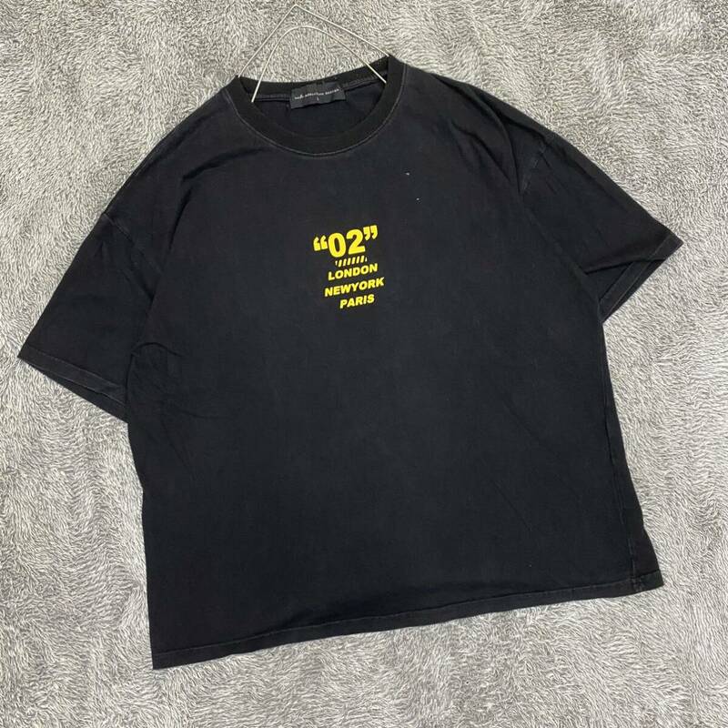 neos addictive design ネオス Tシャツ 半袖カットソー サイズL ブラック 黒 メンズ トップス 最落なし （W19）