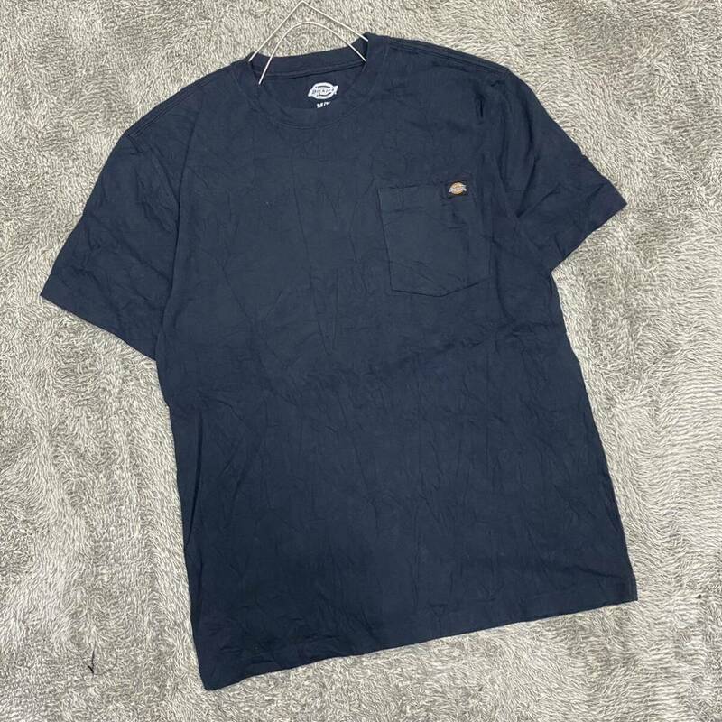 Dickies ディッキーズ Tシャツ 半袖カットソー サイズM ネイビー 紺色 メンズ トップス 最落なし （W19）