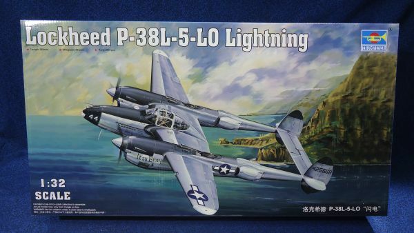 416 120B2 02227 1/32 ロッキード P-38L-5-LO ライトニング　トランぺッター