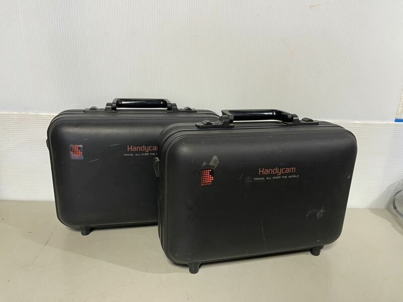 SONY ハンティーカム ソニー ビデオカメラレコーダー CCD-TR55 2点セット　ジャンク品
