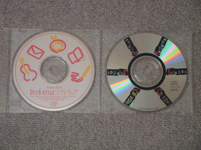 Mac Performa 630用ソフトウエア CD-ROM＋おまけ