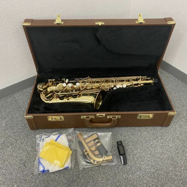 P044-H21-1166 Frontier アルトサックス N65450 楽器 管楽器 ハードケース付