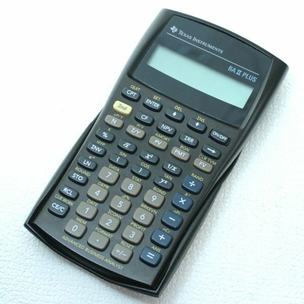 088b 念の為ジャンク TEXAS INSTRUMENTS BA2 PLUS テキサス インスツルメンツ 金融電卓 BAⅡ PLUS