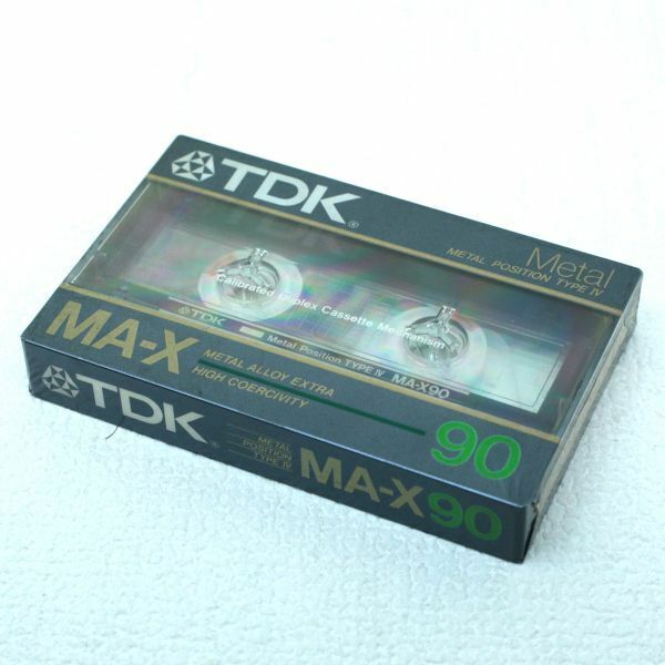 110b 未開封 ジャンク 1種 1本 TDK MA-X 90 That's METAL メタル カセットテープ リスク品 当時物
