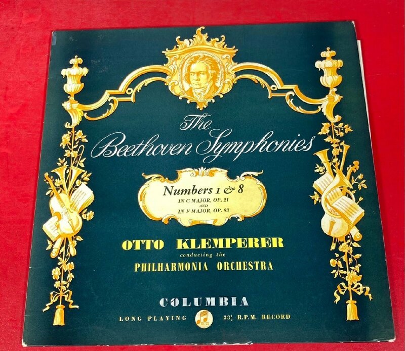 【レコードコレクター放出品】 LP　オットー・クレンペラー　ベートーヴェン　交響曲　第3番　英雄　英コロムビア