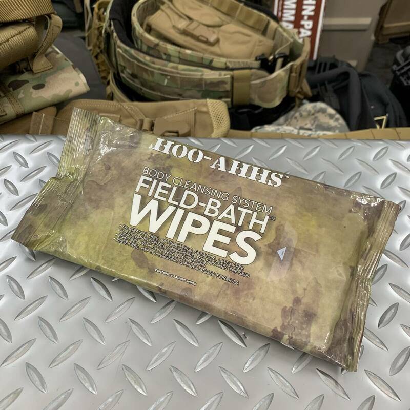 米軍放出 HOO-AHHS Field Bath Wipes ボディタオル/フェィスタオル