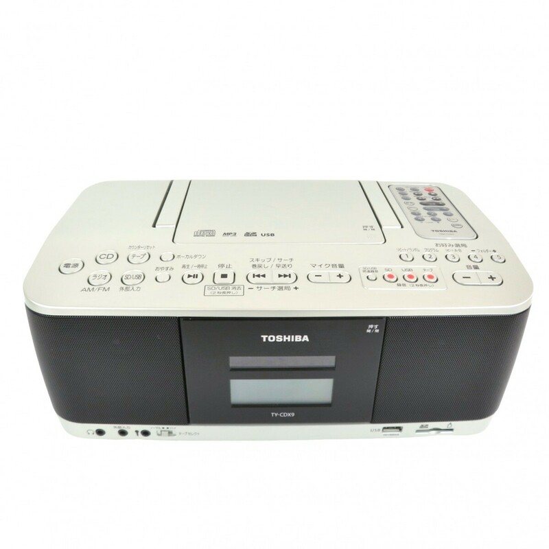 TOSHIBA 東芝 CDラジカセ SD/USB/CDラジオカセットレコーダー TY-CDX9 サテンゴールド 0508-021