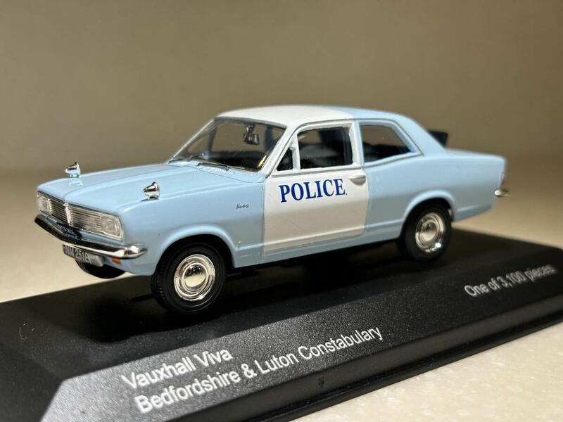 1/43「ヴォクスホール Viva Bedfordshine & Luton Constabulary」 POLICE Lledo Vangard リミテッドエディション