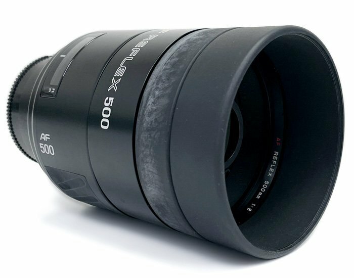 MINOLTA ミノルタ AF REFLEX 500mm 1:8 オートフォーカス 超望遠単焦点レンズ ミラーレンズ 一眼レフ カメラ アルファマウント 現状品