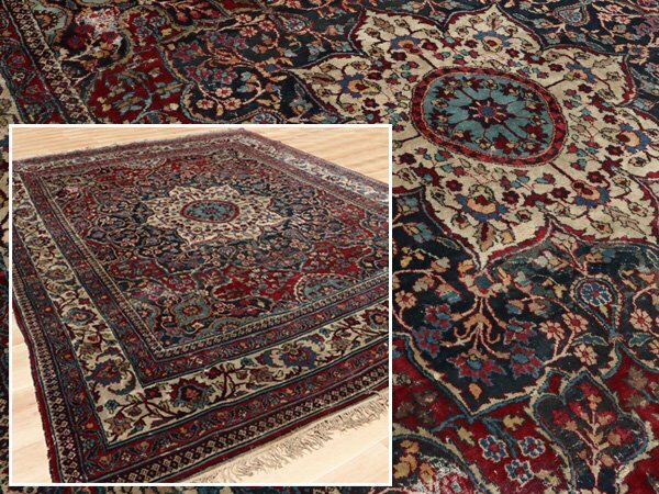 魁◆ペルシャ絨毯 時代名作品 アンティーク イラン ウール最高級絨毯 特大判292.5×390㎝ 総手織り歴史感じる名作品！激レア品！