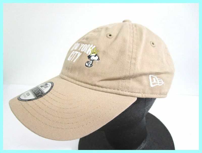 2405☆E-1233☆NEW ERA ニューエラ PEANUTS スヌーピー キャップ　帽子 中古