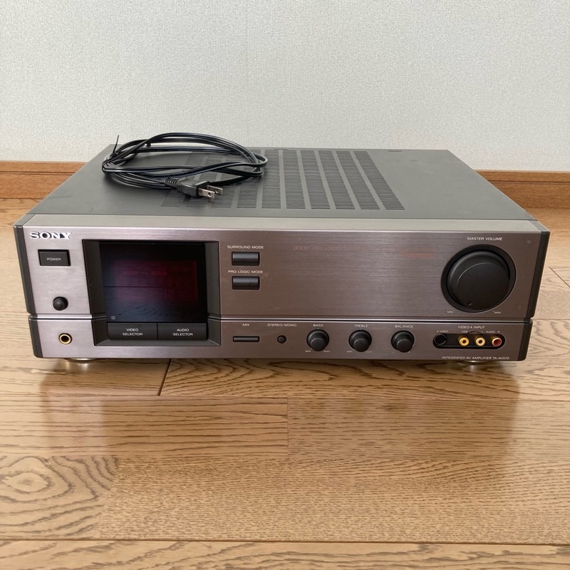 ●ジャンク品●SONY TA-AV570 INTEGRATED AV AMPLIFIER アンプ 通電確認のみ 希少