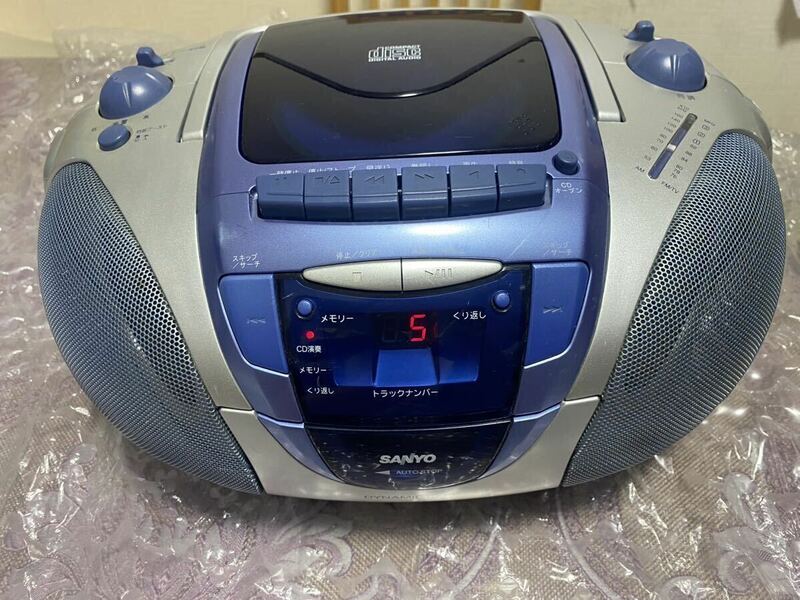 SANYO PH-PR77 CDラジオカセットレコーダー　AM/FM