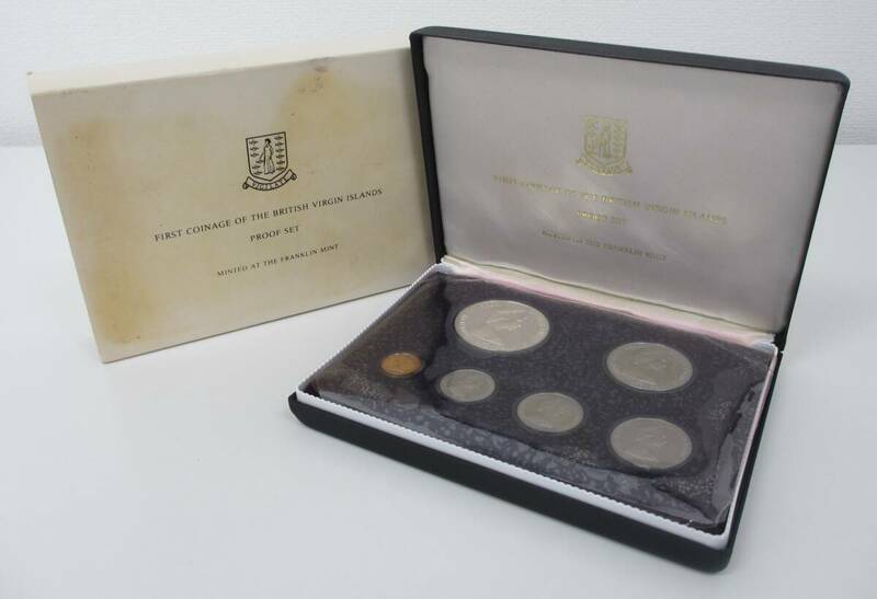 ◎FIRST COINAGE OF THE BRITISH VIRGIN ISLANDS PROOF SET◎en178