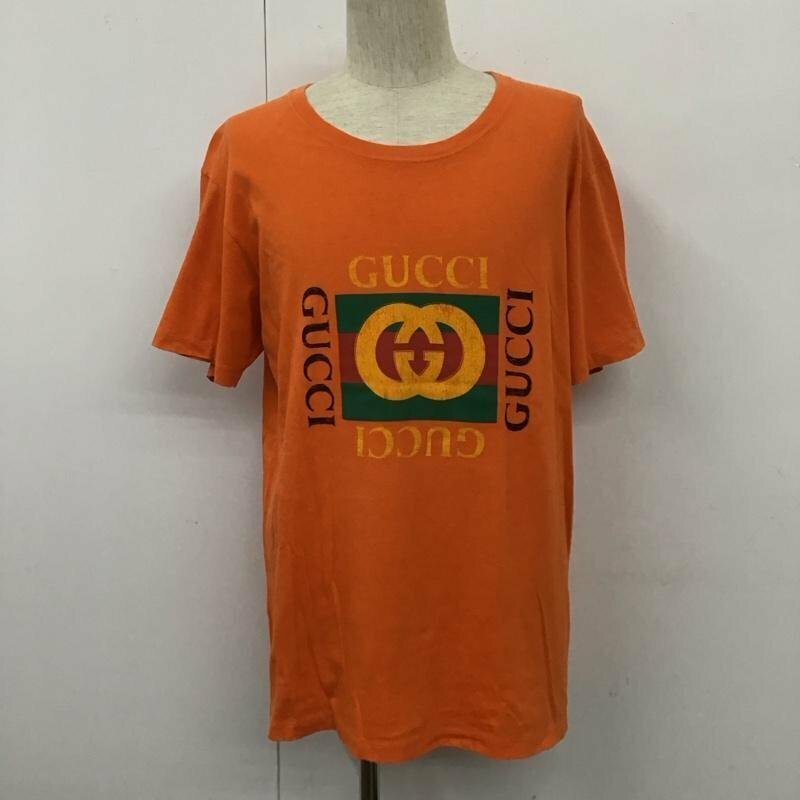 GUCCI M グッチ Tシャツ 半袖 T Shirt 橙 / オレンジ / 10110412