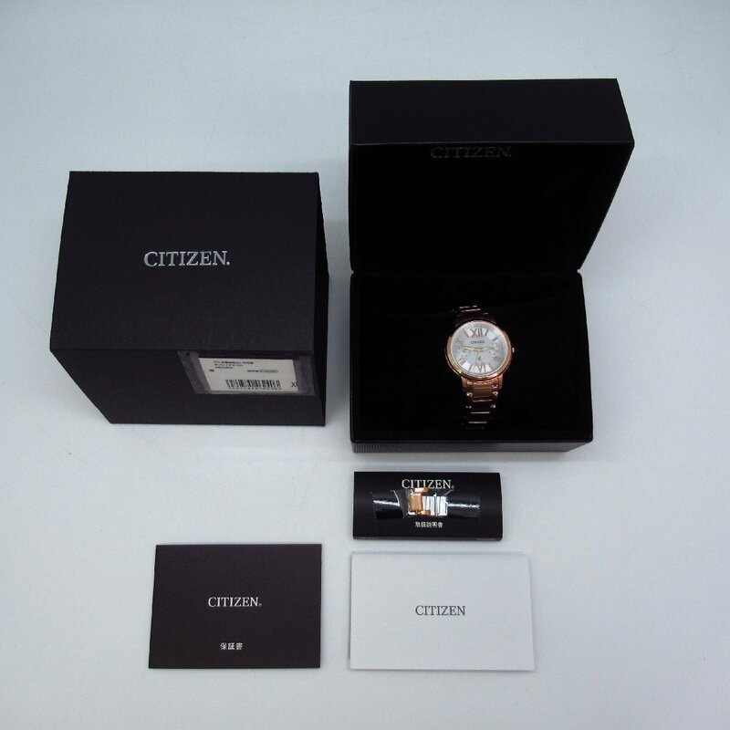CITIZEN ZZ-708 XC シチズン腕時計 PAE06S cal.8635 サファイアガラス　5気圧防水 エコドライブ クロスシー ゴールド