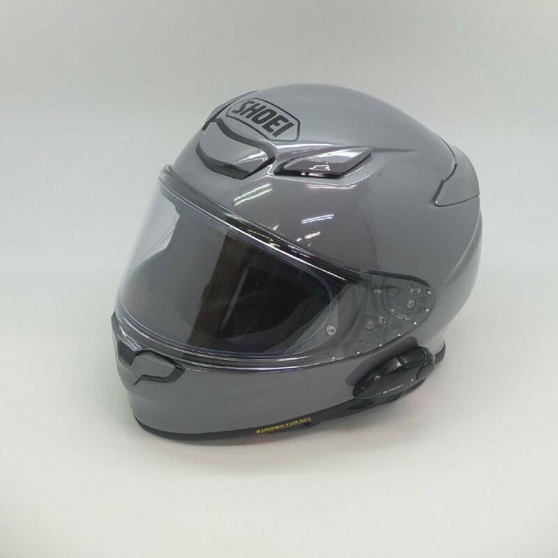 美品 フルフェイスヘルメット SHOEI Z-8 バサルトグレー Lサイズ 59cm フォトクロミックシールド変更品 B+COM PLAY付