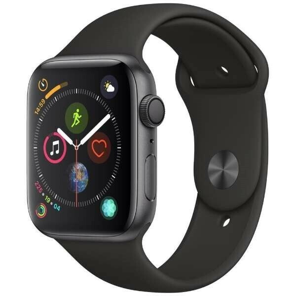 美品 Apple Watch SERIES4 GPS 44mm MU6D2J/A A1978 スペースグレイ アルミニウムケース アップルウォッチ #N※130/a.c