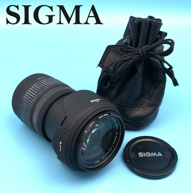 7703311-1【中古品】SIGMA/シグマ/カメラ/レンズ/DC/18-200mm/1:3.5-6.3/オートフォーカス/カメラ用品/動作未確認
