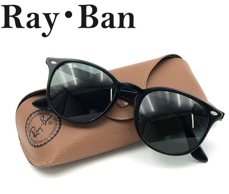 7703603-5【Ray-Ban】レイバン/RB4259-F 601/71 53□20 150 3N/MADE IN ITALY/サングラス/メガネ/黒/ブラック/ケース付き