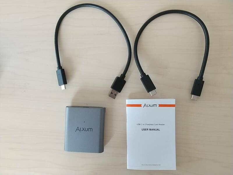 【一円スタート】Alxum CFexpress Type B カードリーダー USB 3.2 Type C to CFexpress B メモリカードアダプタ「1円」 HOS01_1060
