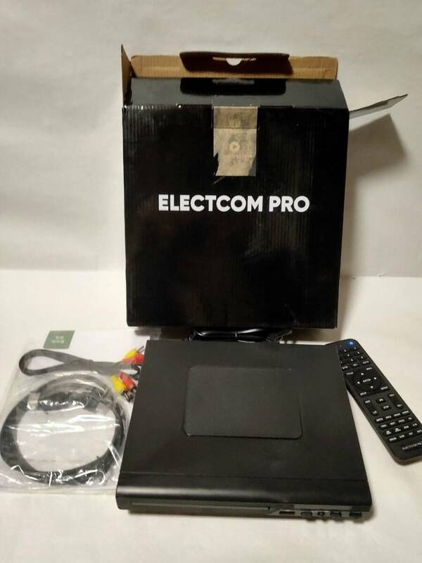 【一円スタート】ELECTCOM PRO DVDプレーヤー HDMI付きテレビ用 ミニDVDプレーヤー 1円 HAM01_2602