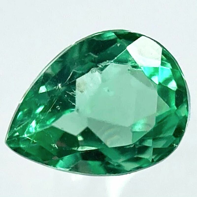 ●天然エメラルド0.260ct●j 約4.9×3.6mmソーティング付 ルース 裸石 宝石 ジュエリーjewerly emerald