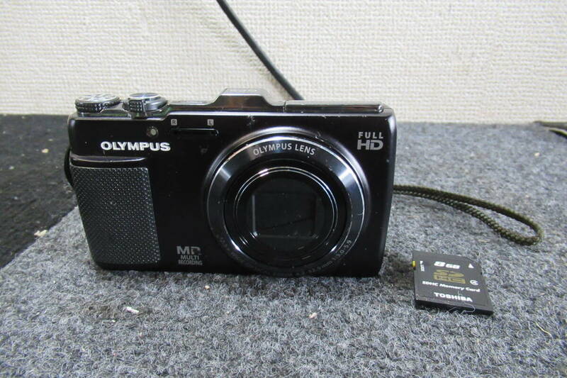 棚12.B1457 OLYMPUS SH-25MR デジタルカメラ メモリカード 8GB 現状品