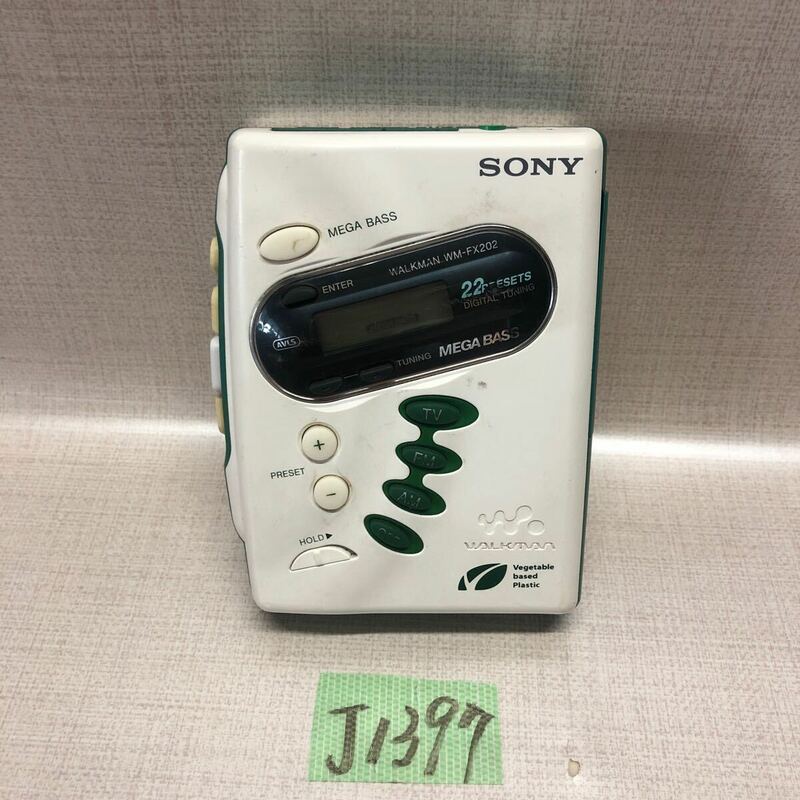 (J1397) SONY ソニー ウォークマン WALKMAN カセットウォークマン wm - fx202 送料520円