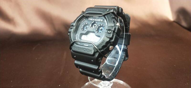 mo/5684954/2405/ CASIO G-SHOCK TYPE II-CLASS/クォーツ腕時計/デジタル/ラバー/BLK/BLK/SS/DW-5900NH