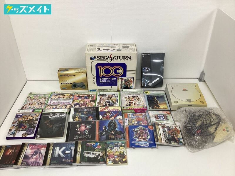 【同梱不可/ジャンク】ゲーム ソフト 本体 まとめ売り Dreamcast SEGASATURN コントロールパット XBOX360 アイマス 他