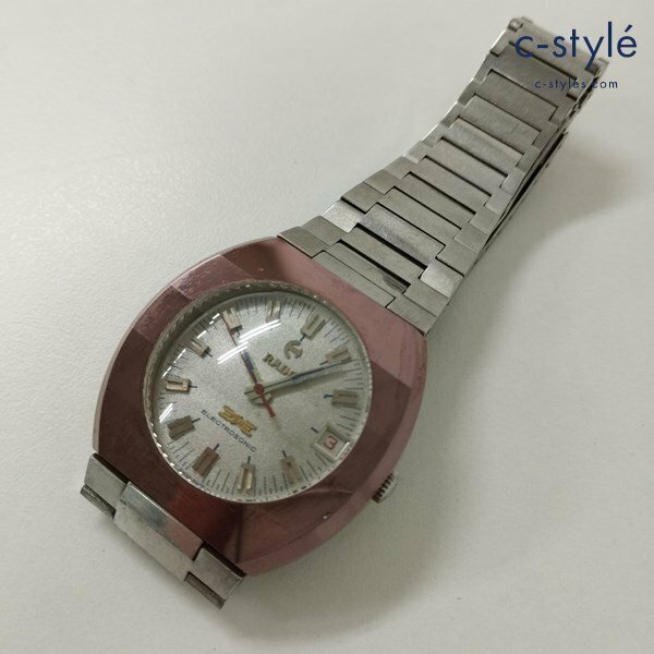 F203a [人気] RADO ラドー ELECTROSONIC エレクトロソニック 腕時計 ピンク×シルバー | ファッション小物 N